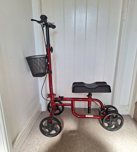 Red black wheel knee - red/black,